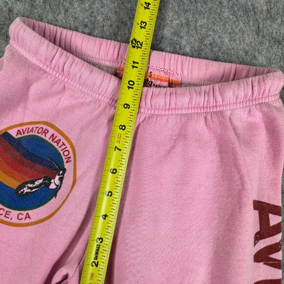 Aviator Nation Pink Sweatpants Joggers Size Small Venice California - Picture 6 of 11
